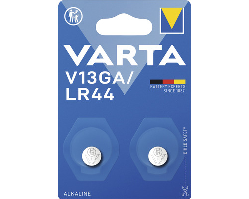 VARTA Knoopcelbatterij V13GA/LR44, 2 stuks