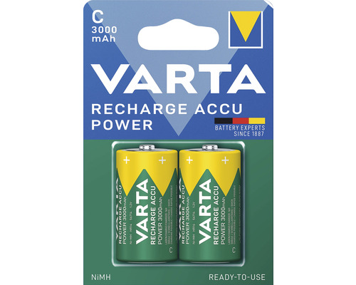 VARTA Oplaadbare batterij Recharge Accu Power C, 2 stuks