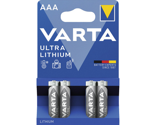 VARTA Batterij Ultra Lithium AAA, 4 stuks-0