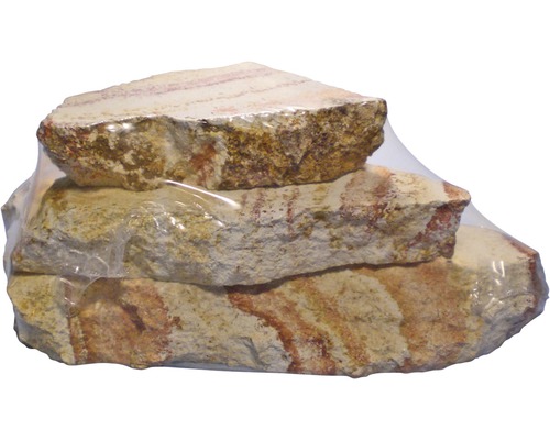 ORBIT Decoratie steen regenboog platen set 1 beige 1,2 kg