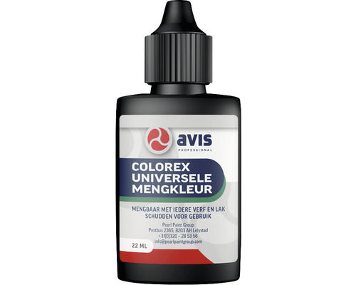 AVIS Colorex Mengkleur universeel 22 ml zwart