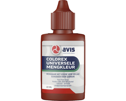 AVIS Colorex Mengkleur universeel 22 ml oxydrood