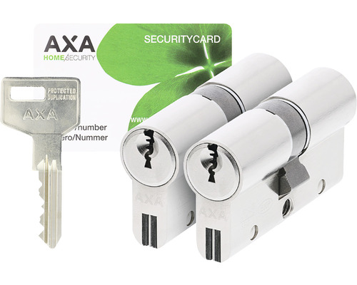 AXA Dubbele veiligheidscilinder 7261 Xtreme Security 30-30, 2 stuks