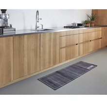 MD ENTREE Loper Cook&Wash Kitchen Wood antraciet 50x150 cm-thumb-2