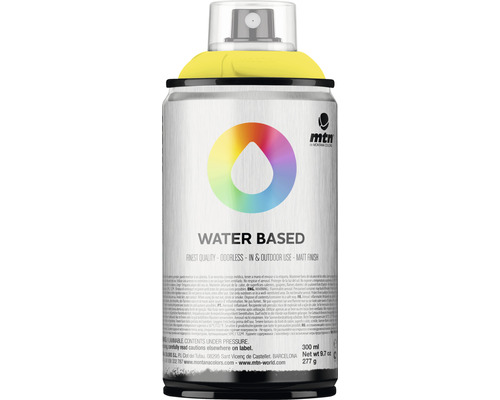 MTN Water Based spuitlak mat Cadmium Yellow Light 300 ml