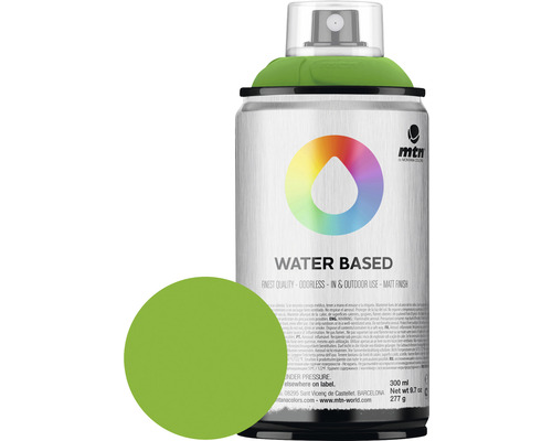 MTN Water Based spuitlak mat Brilliant Green 300 ml