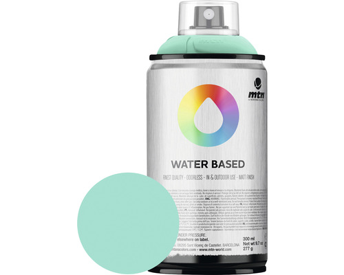 MTN Water Based spuitlak mat Turquoise Green 300 ml