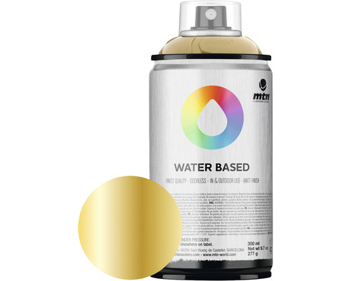 MTN Water Based spuitlak mat Frame Gold 300 ml
