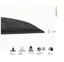 Deurmat rubber Eco Contures antraciet 60x90 cm-thumb-5