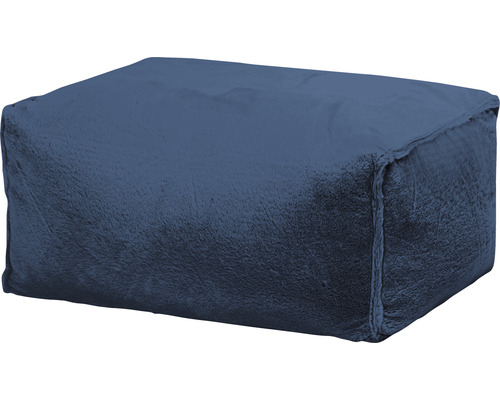 SITTING POINT Poef Roll Softy donkerblauw 55x65x35 cm