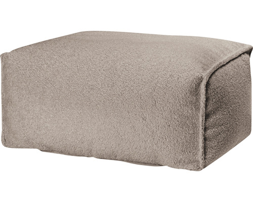 SITTING POINT Poef Roll Woolly taupe 55x65x35 cm