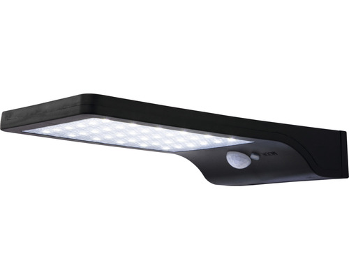 Mitt stof in de ogen gooien koud LED Solar wandlamp met sensor zwart kopen! | HORNBACH