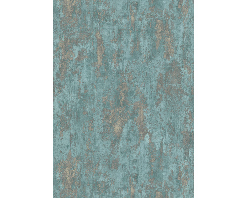 ERISMANN Vliesbehang 10273-18 Casual Chic steenoptiek turquoise