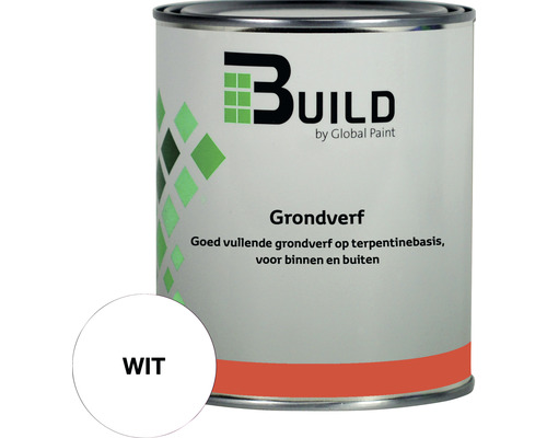 BUILD Grondverf wit 750 ml