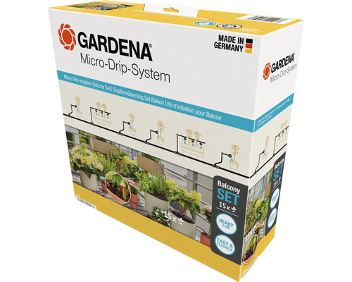 GARDENA Micro Drip startset voor balkon 4,6 mm (3/6")
