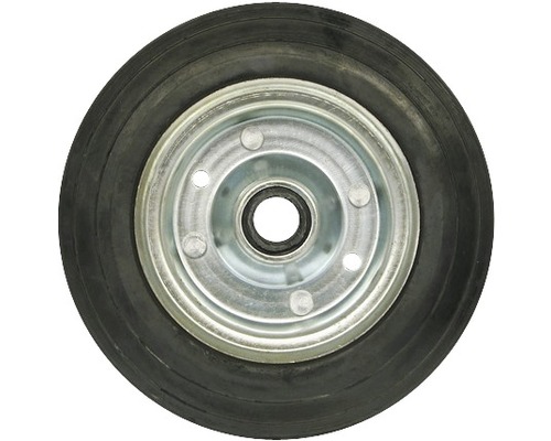 Reservewiel voor steunwiel massief rubber 48 mm buisdiameter voor aanhanger