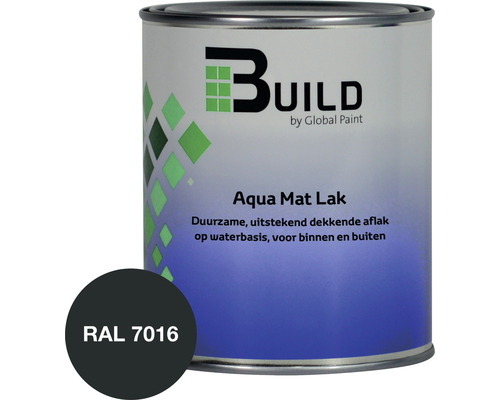 BUILD Aqua lak mat RAL 7016 750 ml-0
