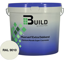 BUILD Muurverf extra dekkend RAL 9010 10 l-thumb-0