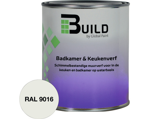 BUILD Badkamer & keukenverf RAL 9016 750 ml