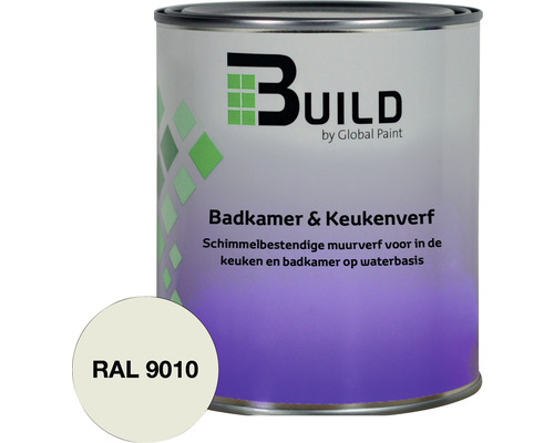 BUILD Badkamer & keukenverf RAL 9010 750 ml