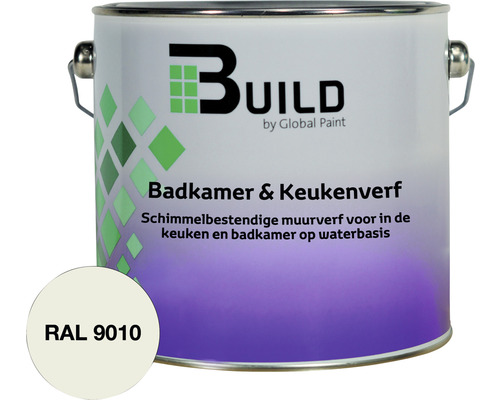 vragen Boren haar BUILD Badkamer & keukenverf RAL 9010 2,5 l kopen! | HORNBACH