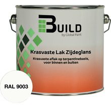 BUILD Krasvaste lak zijdeglans RAL 9003 2,5 l-thumb-0