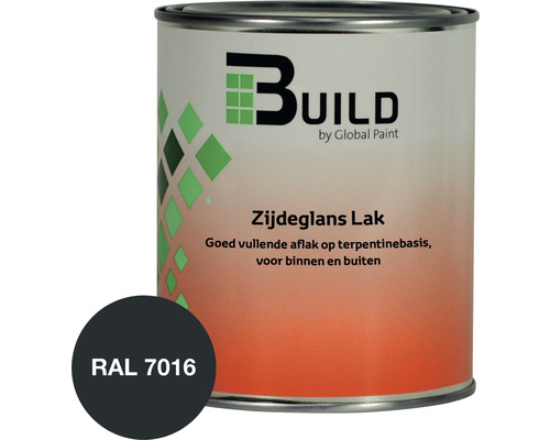 BUILD Zijdeglans lak RAL 7016 750 ml-0