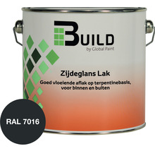 BUILD Zijdeglans lak RAL 7016 2,5 l-thumb-0