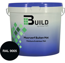 BUILD Muurverf buiten mat RAL 9005 10 l-thumb-0