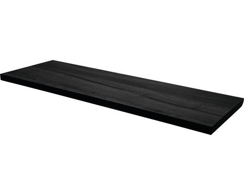 DURALINE Wandplank 4xS XS2 60x23,5 cm - 18 mm zwart eiken
