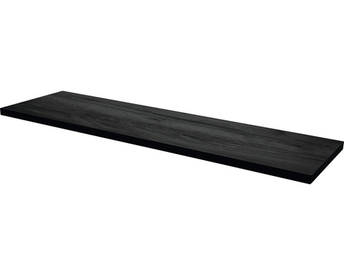 DURALINE Wandplank 4xS XS2 80x23,5 cm - 18 mm zwart eiken