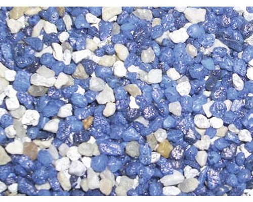 Aquariumgrind 2 - 3 mm blauw/wit 5 kg