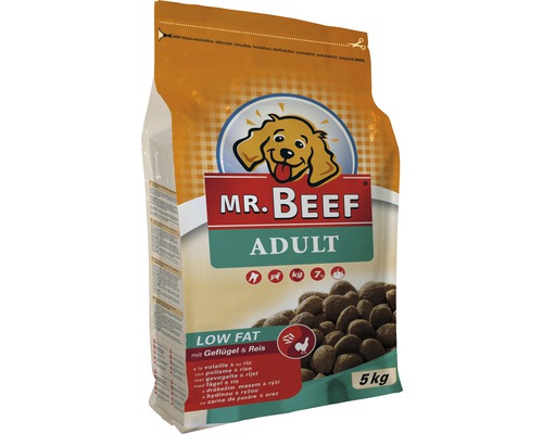 MR. BEEF Hondenvoer droog adult low fat gevogelte en rijst 5 kg-0