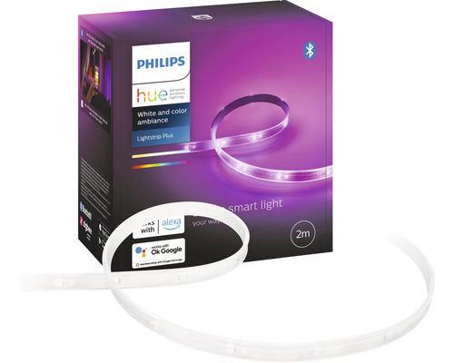 Interesseren Winkelier Glad PHILIPS Hue White and Color Ambiance LED-strip Lightstrip Plus V4 basisset,  2 m kopen! | HORNBACH