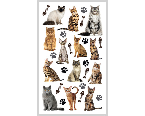 AGDESIGN Mini stickers Katten 29 stuks