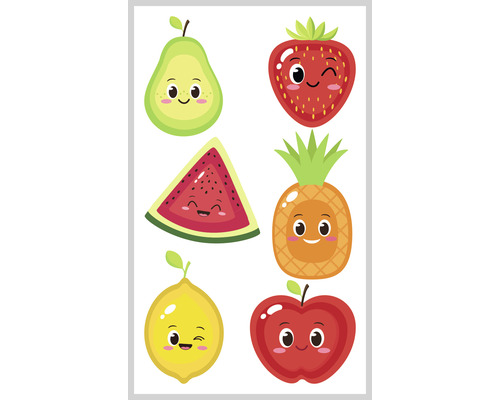 AGDESIGN Mini stickers Fruit 6 stuks