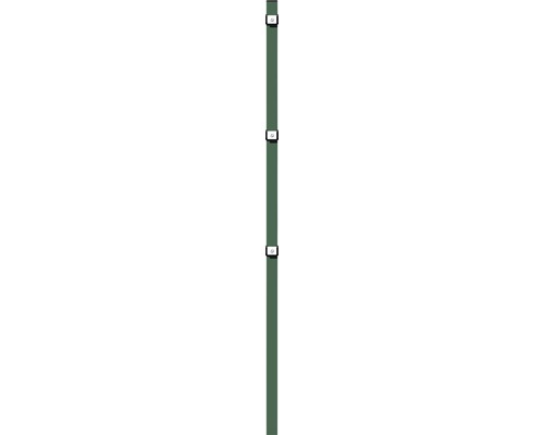 GAH.ALBERTS Paal voor dubbele staafmatten groen 6x4x200 cm (inclusief montagetoebehoren)