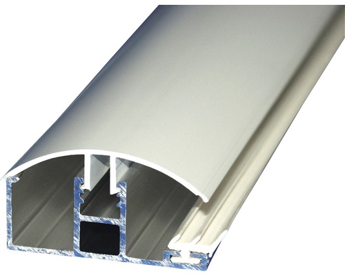 Gutta PVC klem-randprofiel voor 10+16 mm dubbele brugplaten 2000 mm