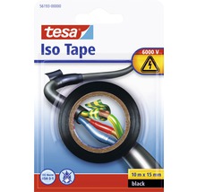 TESA Isolatie tape zwart 10 m x 15 mm-thumb-0