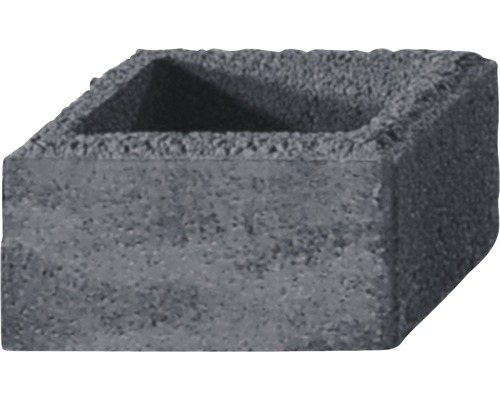 DIEPHAUS Kolomsteen kwartsiet grijs-zwart genuanceerd 37,5x37,5x20 cm