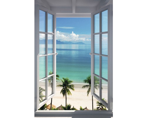 REINDERS Poster Beach Window 61x91,5 cm