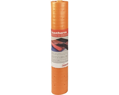 Ondervloer Isotherm rol 1 x 10 mtr, dikte 1,5 mm geschikt voor vloerverwarming en koeling