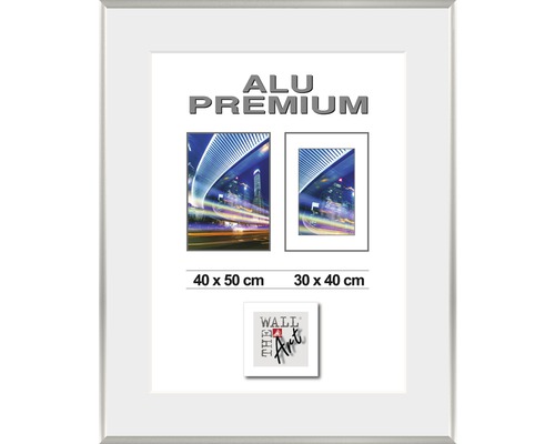 scheidsrechter lila Concessie THE WALL Fotolijst aluminium Duo zilver 40x50 cm kopen! | HORNBACH