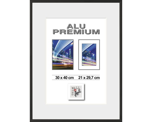 is er Almachtig Kliniek THE WALL Fotolijst aluminium Duo zwart 24x30 cm kopen! | HORNBACH