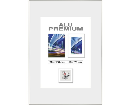 THE WALL aluminium zilver 70x100 cm kopen! | HORNBACH