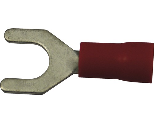 DRESSELHAUS Kabelschoen vork 5 mm rood, 100 stuks