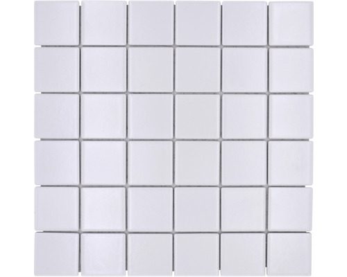 Keramisch mozaiek CD 111 wit mat 29,8x29,8 cm