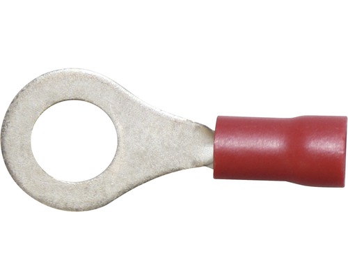 DRESSELHAUS Kabelschoen ring geïsoleerd Ø 6 mm rood, 100 stuks