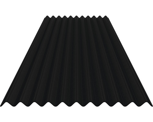 Gutta bitumen golfplaat Sinus 76/30 zwart 2000 x 835 x 2,2 mm