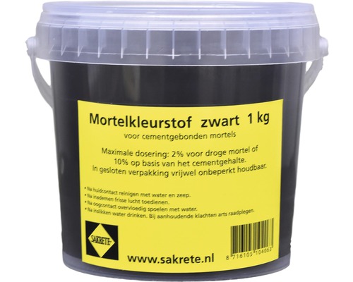 SAKRETE Mortel kleurstof zwart 1 kg